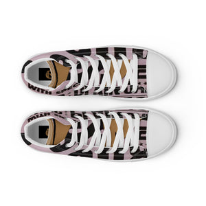 ARTIST DISTRICT LIMITED EDITION, CONCERT POSTER Men’s high top canvas shoes