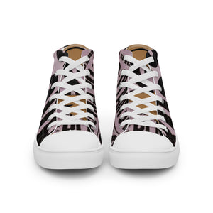 ARTIST DISTRICT LIMITED EDITION, CONCERT POSTER Men’s high top canvas shoes
