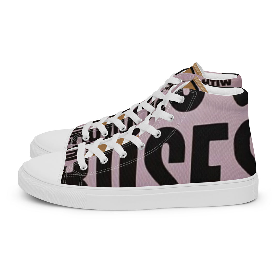 ARTIST DISTRICT LIMITED EDITION, CONCERT POSTER Men’s high top canvas shoes