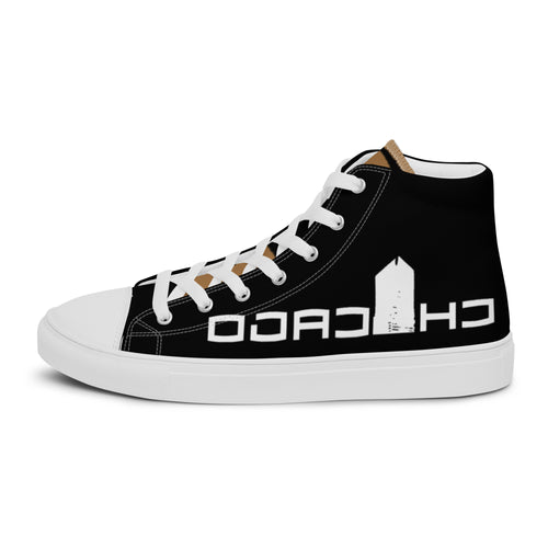 REP YOUR CITY CHICAGO Men’s high top canvas shoes