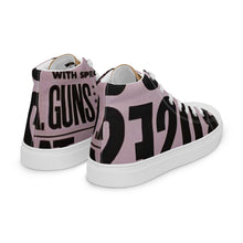 Load image into Gallery viewer, ARTIST DISTRICT LIMITED EDITION, CONCERT POSTER Men’s high top canvas shoes