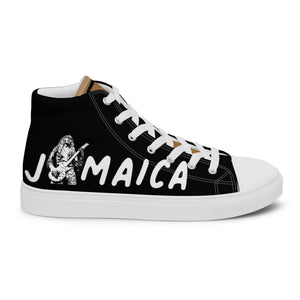 REP YOUR CITY JAMAICA Men’s high top canvas shoes