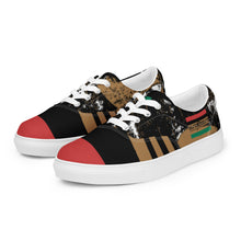 Load image into Gallery viewer, COOL VIBES COLLECTION Men’s lace-up canvas shoes