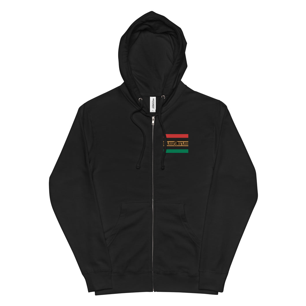 COOL VIBES fleece zip up hoodie