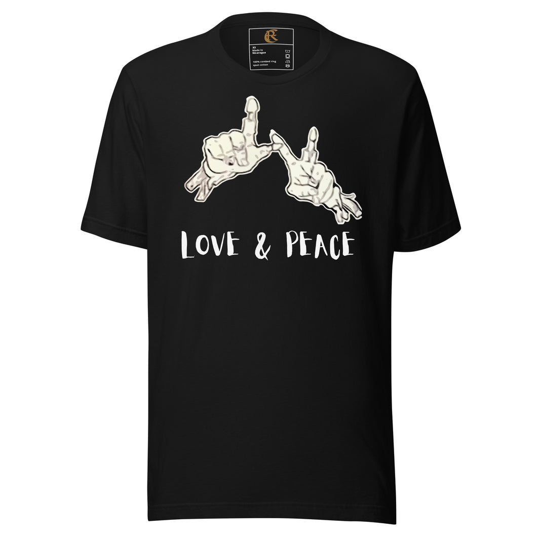 DESIGNER T-SHIRTS , LOVE & PEACE