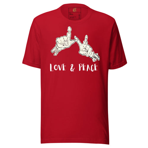 DESIGNER T-SHIRTS , LOVE & PEACE